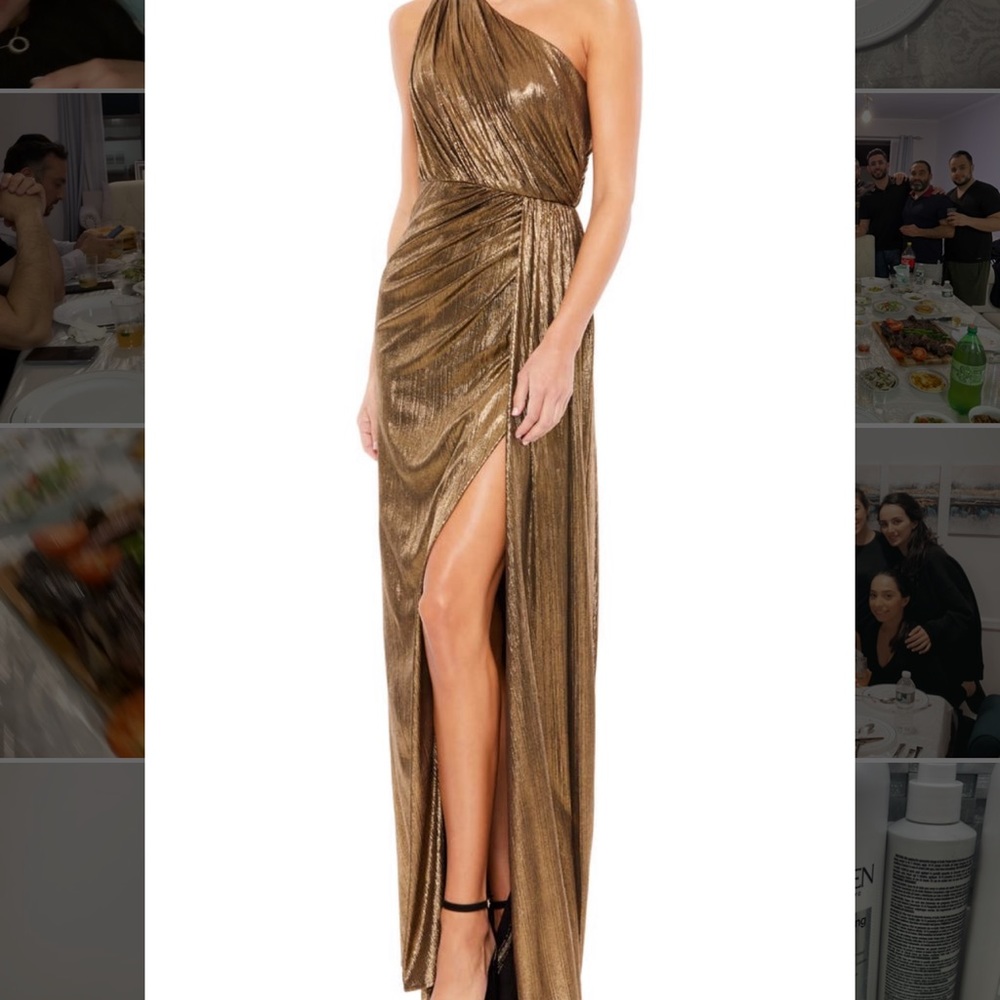 MACDUGGAL one shoulder gown